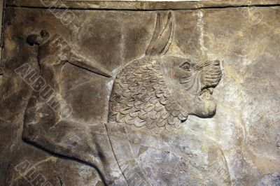 assyrian relief