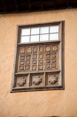 carved window