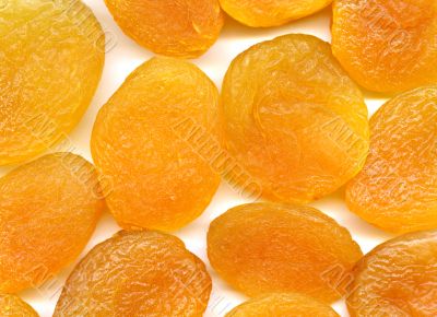 Dried apricots, texture