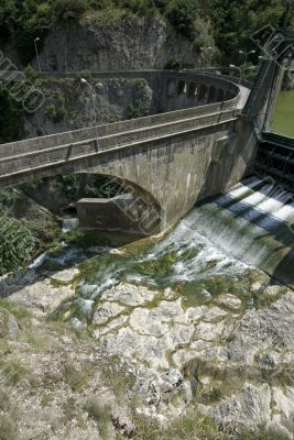 Hydroelectric plant in the Gorge of Furlo