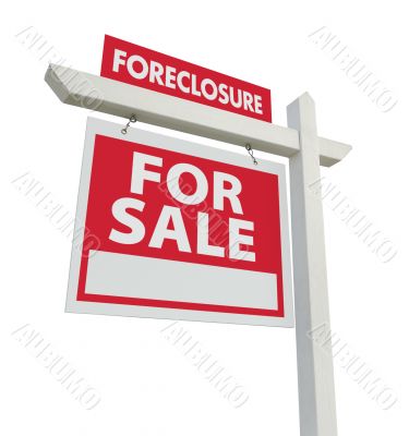 Foreclosure For Sale Real Estate Sign