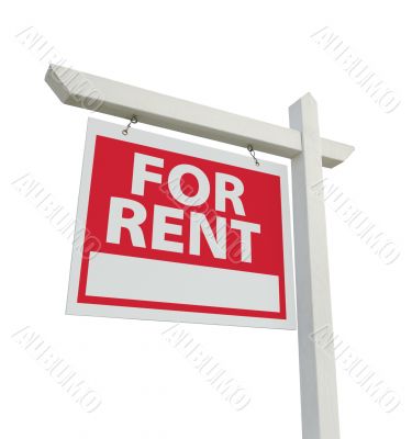 For Rent Real Estate Sign