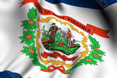 Rendered West Virginia Flag