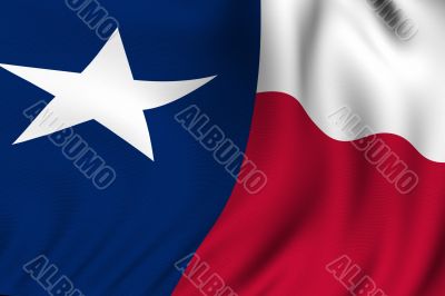 Rendered Texas Flag