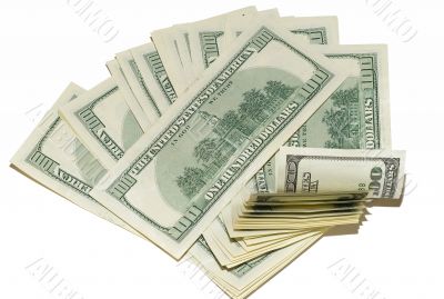 US dollars background