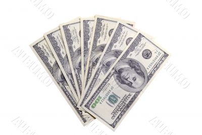 US dollars background