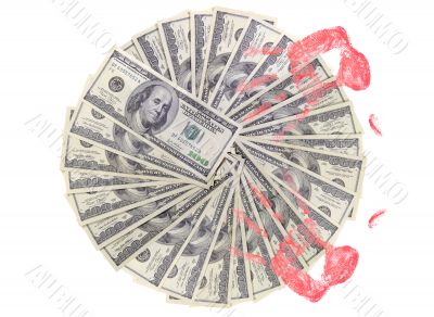 US dollars background