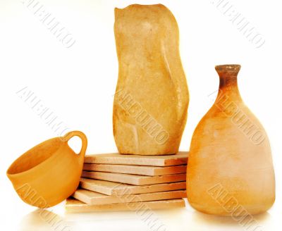 Terracotta brown still life Terracotta brown still life