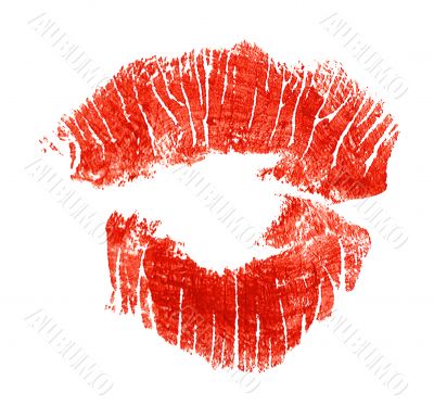 Imprint of lipstick Imprint of lipstick