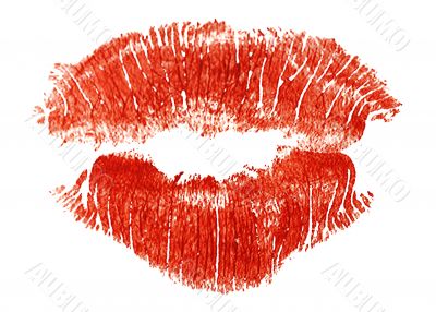 Imprint of lipstick Imprint of lipstick
