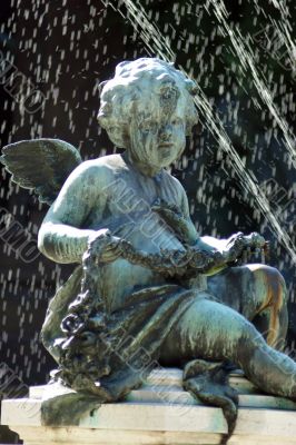 Angel statue on a grave