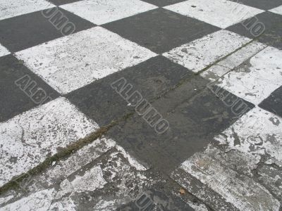 racing track pattern