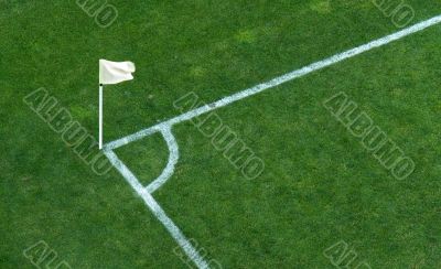Soccer corner flag