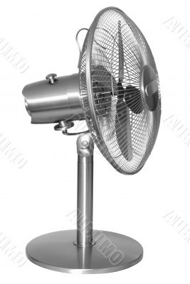 steel modern fan