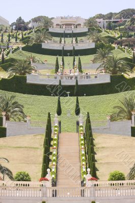 bahai gardens north of Israel