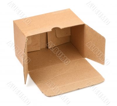 open cardboard box open cardboard box