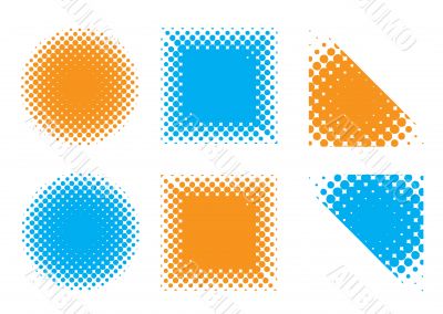 halftone shape