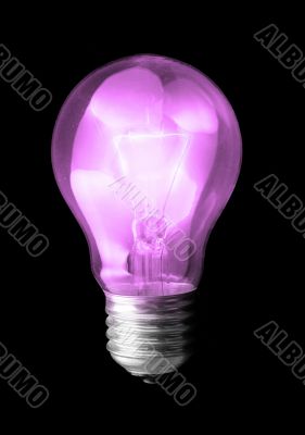 violet light bulb