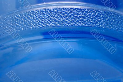 Blue plastic bottle Blue plastic bottle