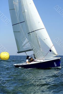 Start of sailing race / yachting