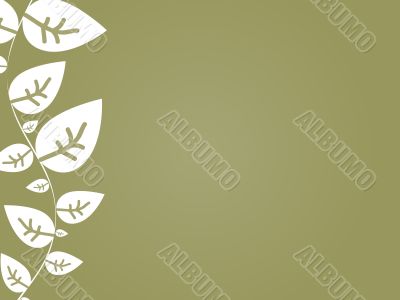 Abstract Leaf Background