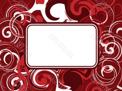 Red Abstract Swirl Red Abstract Swirl