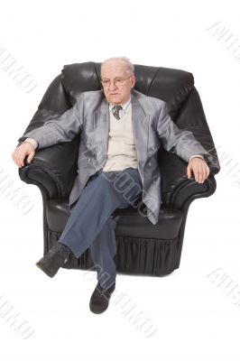 Senior man sitting