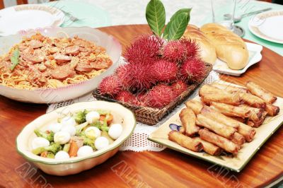food on the table food on the table