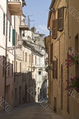 Treia (Macerata) - A street Treia (Macerata) - A street