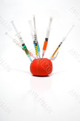 Syringe Pin Cushion Syringe Pin Cushion