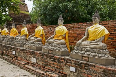 Buddha statue in Ayutthaya, Thailand