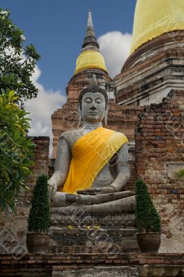 Buddha statue in Ayutthaya, Thailand