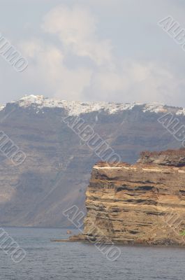 Aegean sea, Santorini island