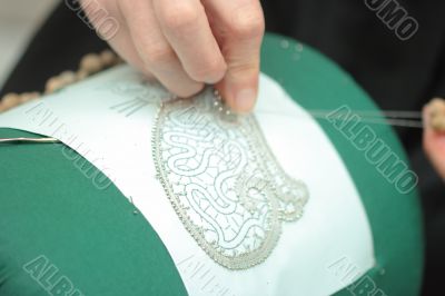 Lace-making