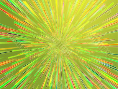 Burst streaks of light Burst streaks of light