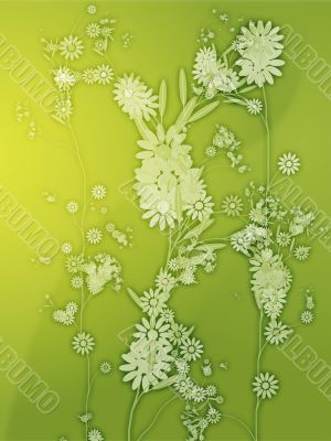 Floral nature themed design illustration Floral nature themed design illustration