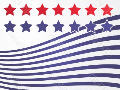 Stars and stripes illustration Stars and stripes illustration