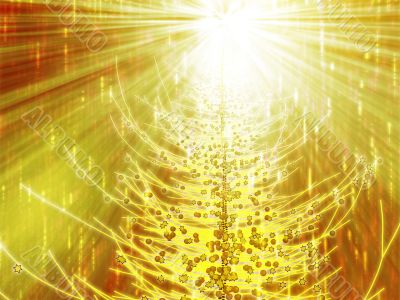 Sparkly christmas tree illustration Sparkly christmas tree illustration