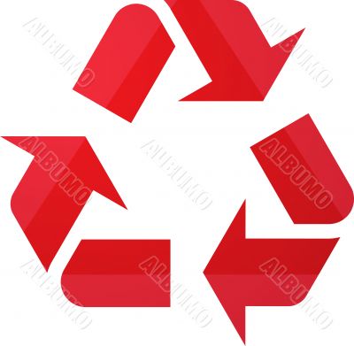 Recycling eco symbol