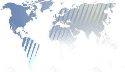 Map of the world illustration Map of the world illustration