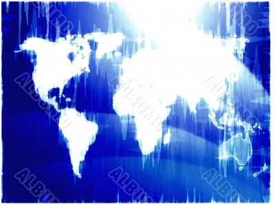 Map of the world illustration Map of the world illustration