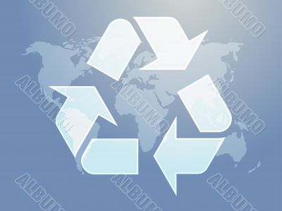 Recycling eco symbol