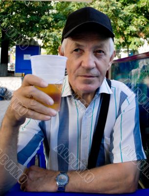 man with beer man with beer