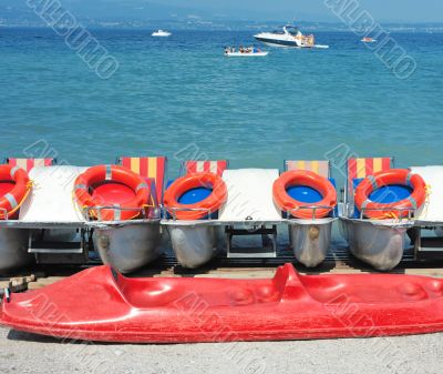 Catamarans in Sirmione