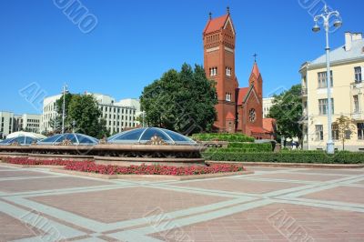 Independence Square in Minsk