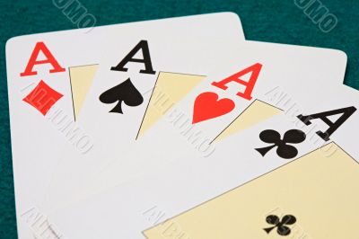 Poker of aces