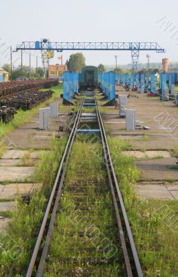 Train repair yard