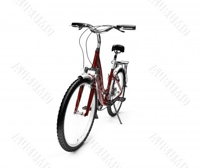 bicycle isolated over white