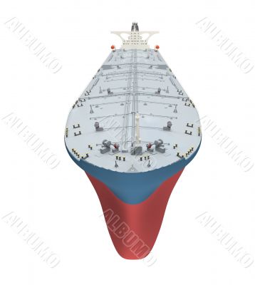 Oil tanker isolated over white Oil tanker isolated over white