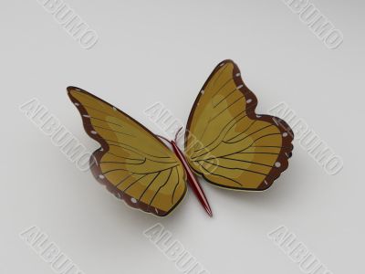 three dimensional magnet butterfly